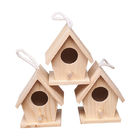 Burlywood ξύλινο Birdhouses για να διακοσμήσει τα εργαλεία ναυπηγείων κήπων